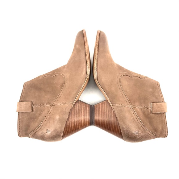 Frye Dusty Rose Reina Western Ankle Booties - Picture 6 of 7